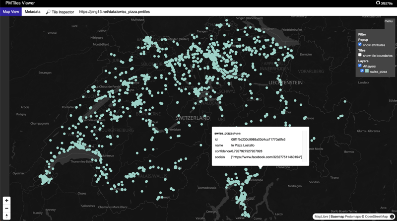 Pizza oven with a pizza Napoli